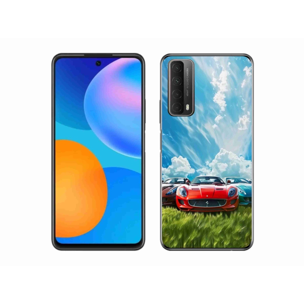 Gél borítás mmCase a Huawei P Smart (2021) - sportkocsikhoz