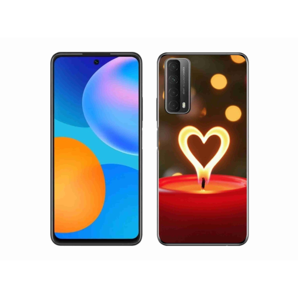 Zselés borítás mmCase a Huawei P Smart (2021) - lángszívhez