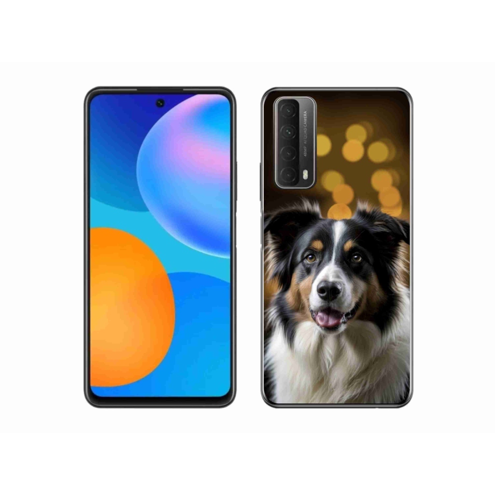 mmCase gél tok a Huawei P Smart (2021) készülékhez – mosolygós ausztrál juhászkutya