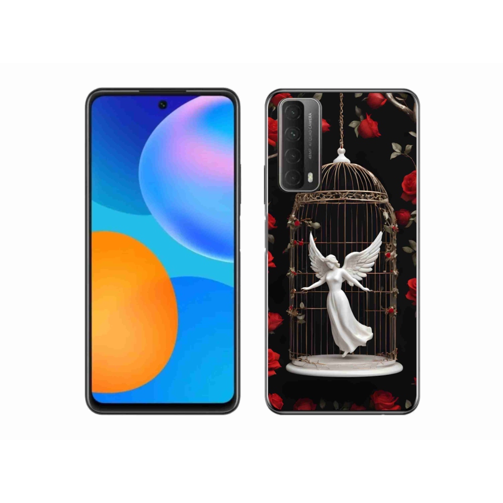 Zselés borítás mmCase a Huawei P Smart (2021) - csapdába esett angyal