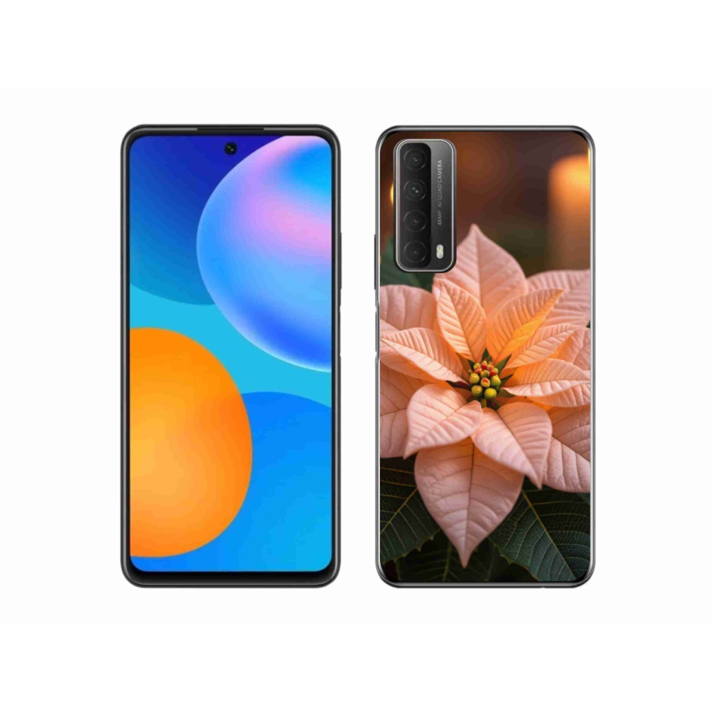 Gél borítás mmCase a Huawei P Smart (2021) - mikulásvirág