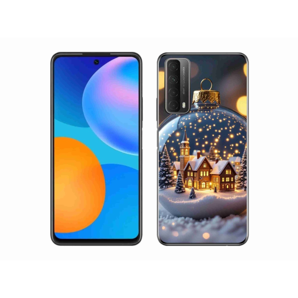 Gél borítás mmCase a Huawei P Smart (2021) - Karácsonyi gömbök 4
