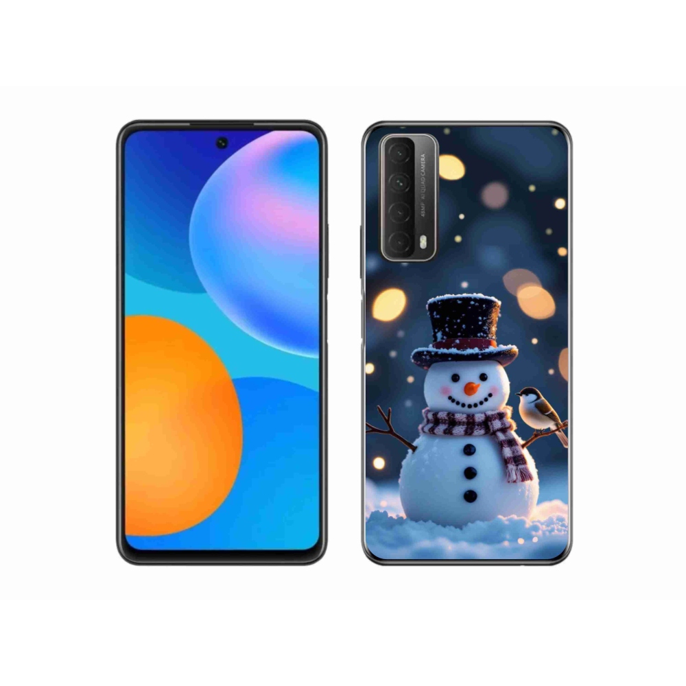 mmCase gél tok a Huawei P Smart (2021) készülékhez – karácsonyi hóember