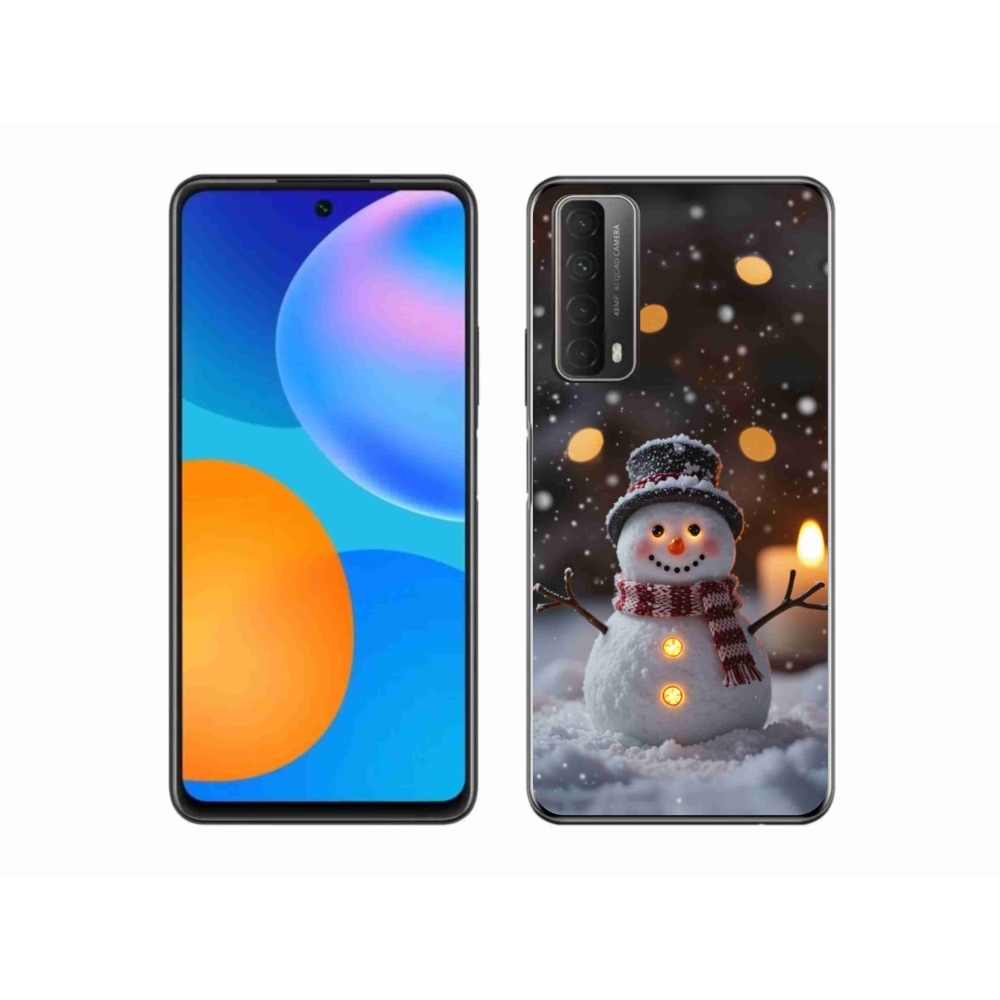 mmCase gél tok a Huawei P Smart (2021) készülékhez – vidám hóember