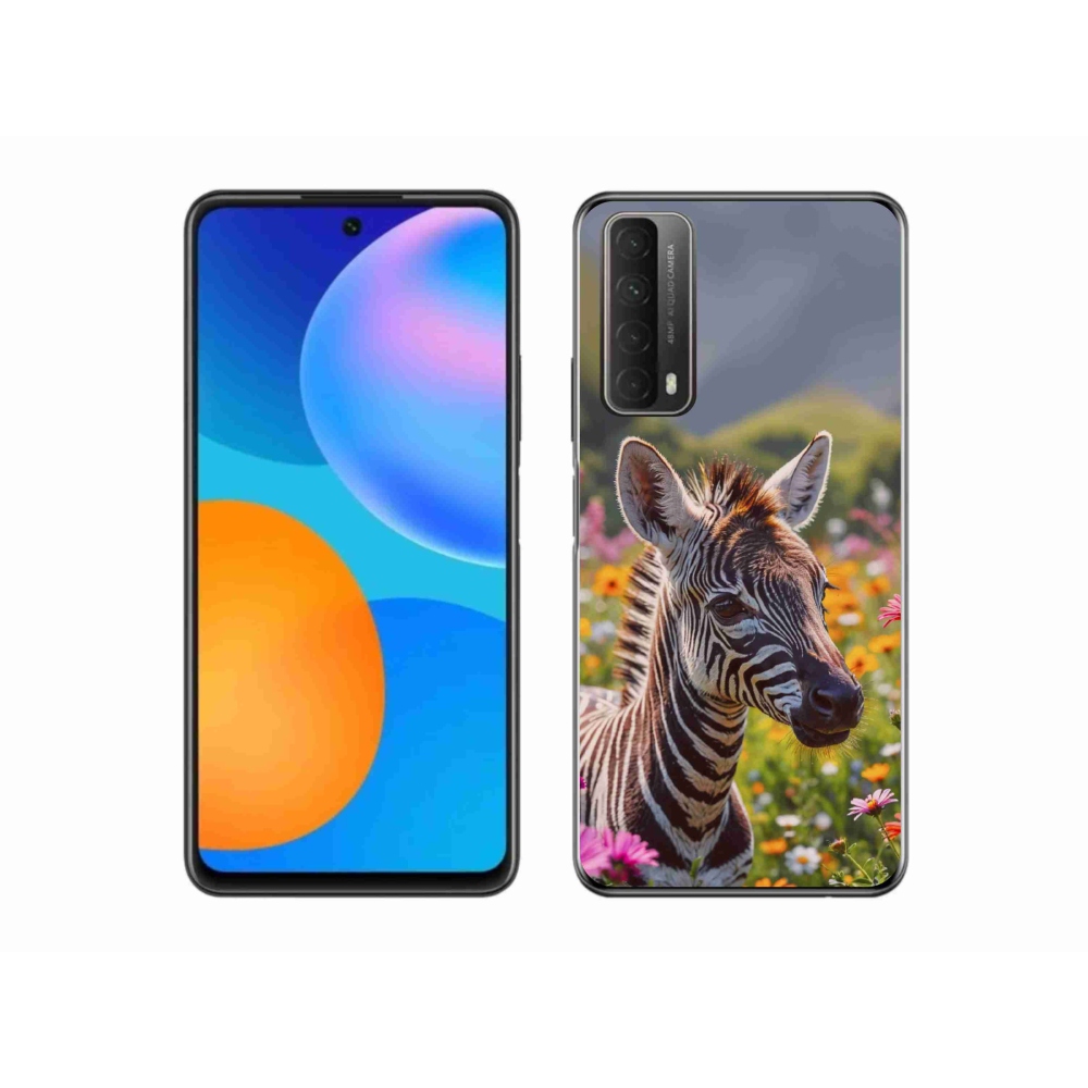 mmCase gél tok a Huawei P Smart (2021) készülékhez – zebra a réten