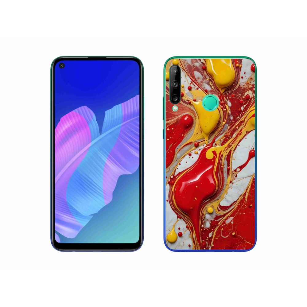 Gél borítás mmCase a Huawei P40 Lite E számára - absztrakt motívum 42