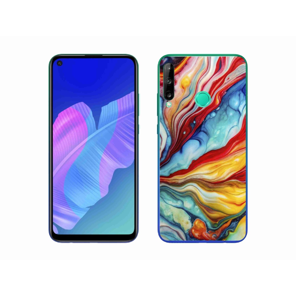Gél borítás mmCase a Huawei P40 Lite E számára - absztrakt motívum 58