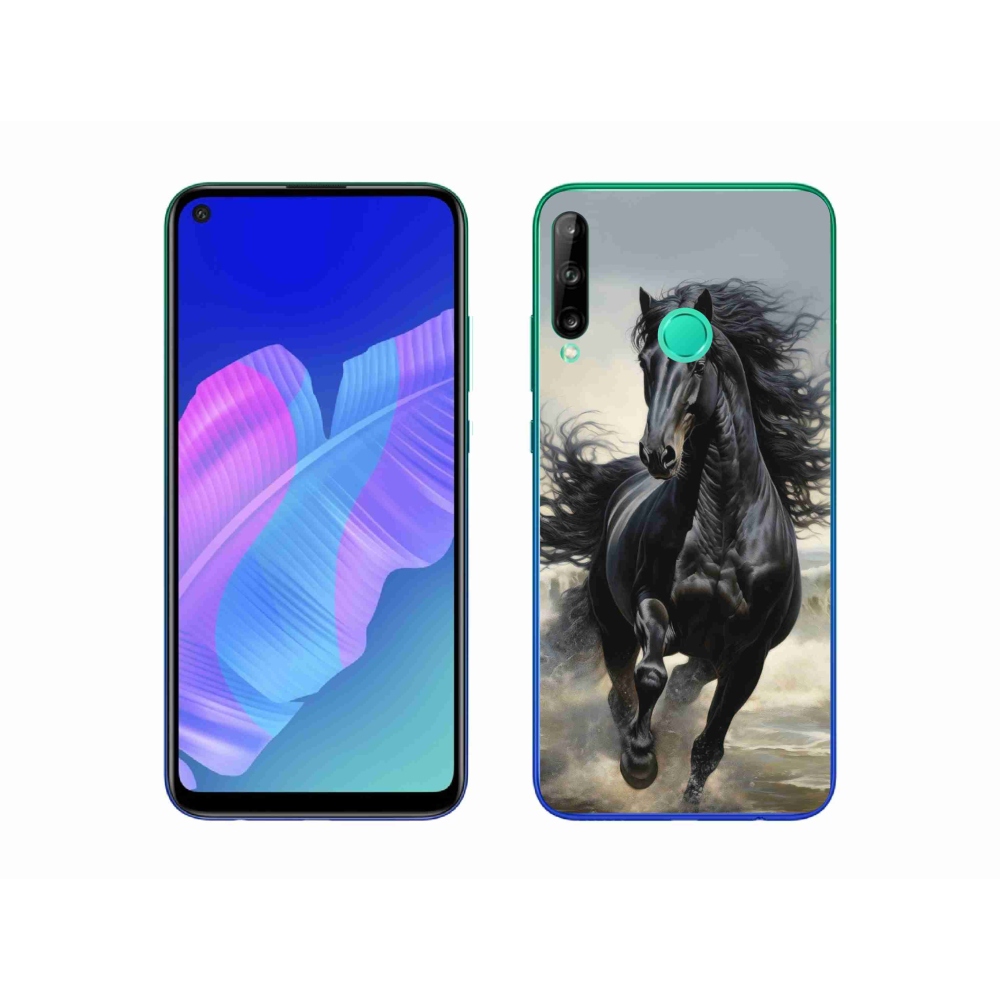 mmCase gélhuzat a Huawei P40 Lite E-hez – fekete ló