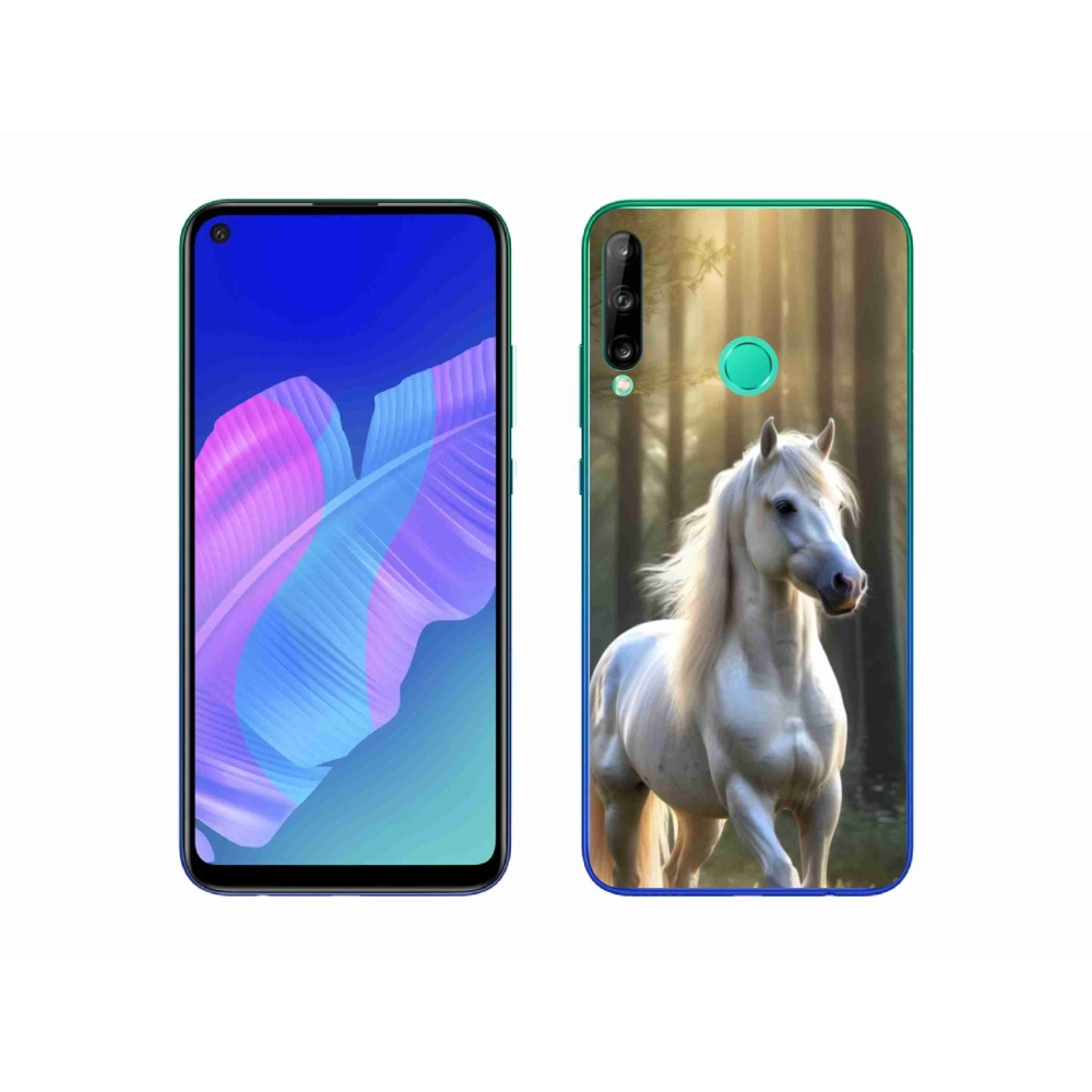 Zselés borítás mmCase a Huawei P40 Lite E - fehér lóhoz 3