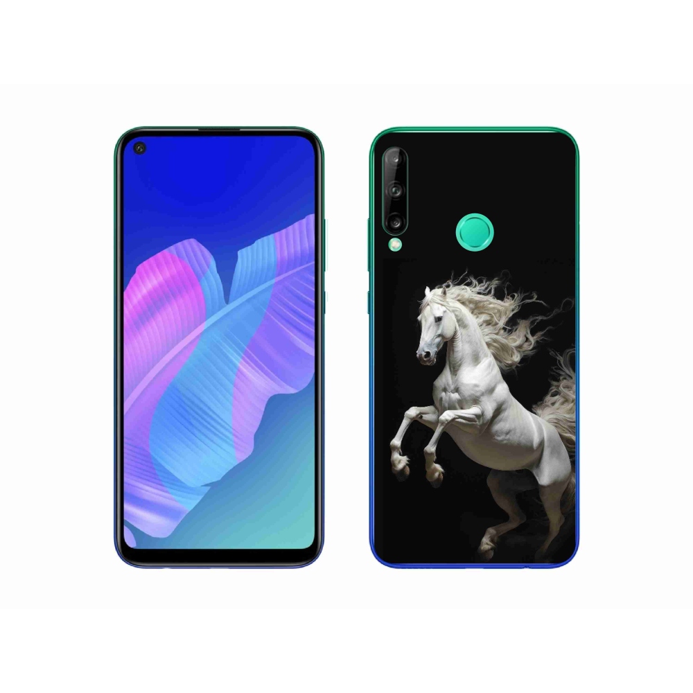 Zselés borítás mmCase a Huawei P40 Lite E - fehér ló 4