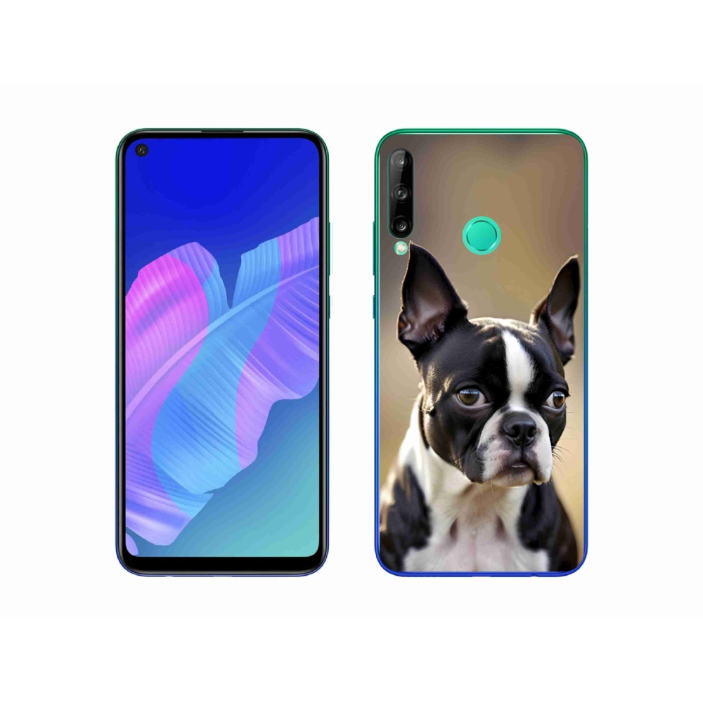 mmCase gél tok a Huawei P40 Lite E-hez – bostoni terrier