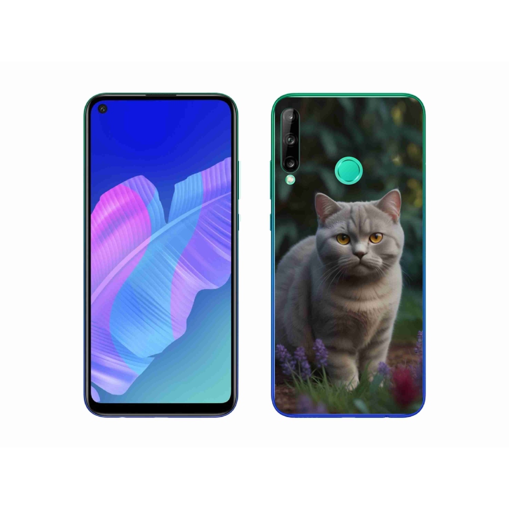 Zselés borítás mmCase a Huawei P40 Lite E számára - brit macska