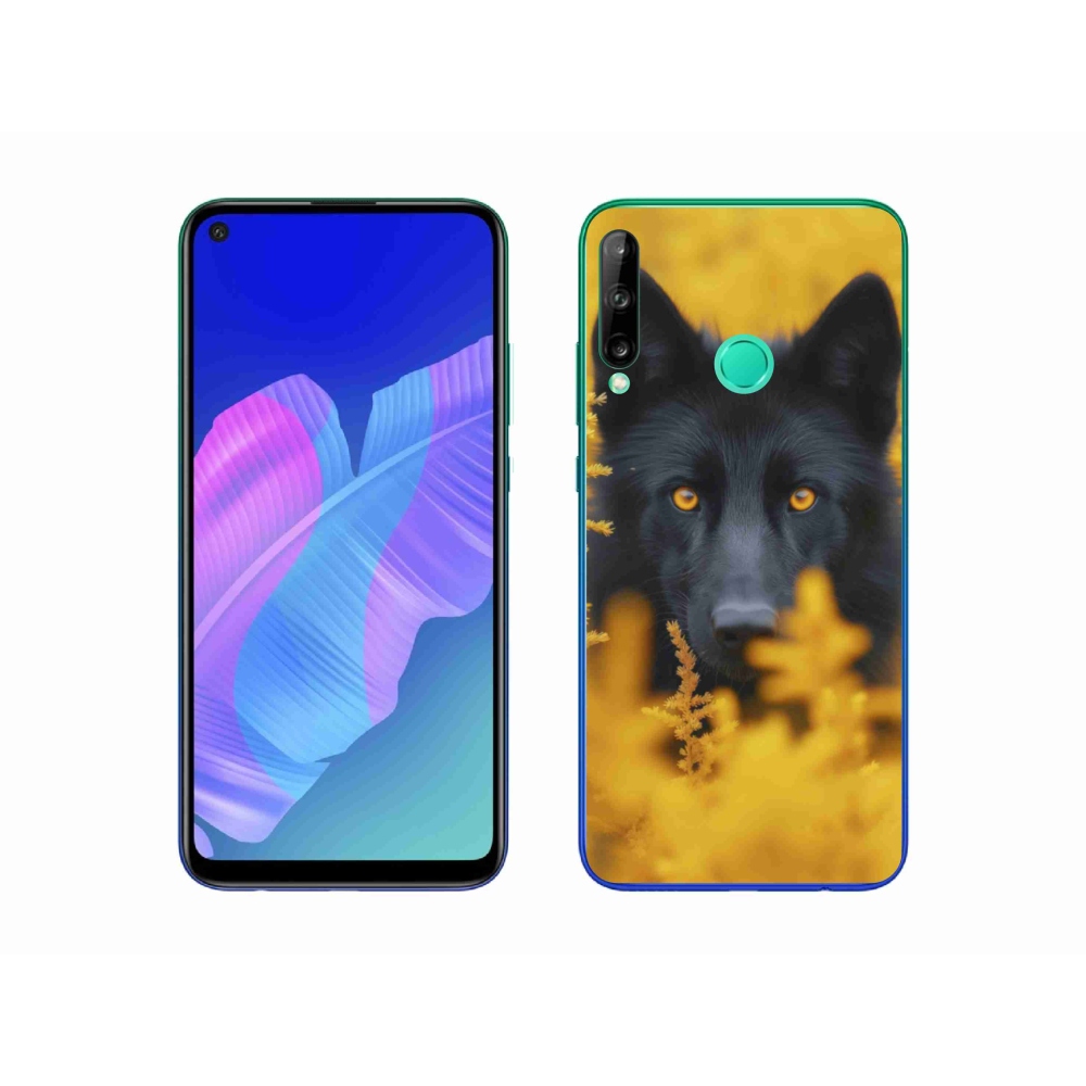 Zselés borítás mmCase a Huawei P40 Lite E készülékhez - fekete farkas 2