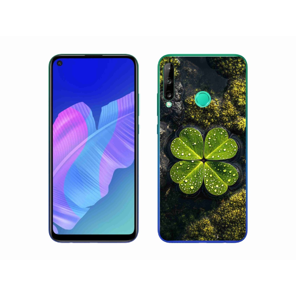 Gél borító mmCase a Huawei P40 Lite E számára - négylevelű lóhere