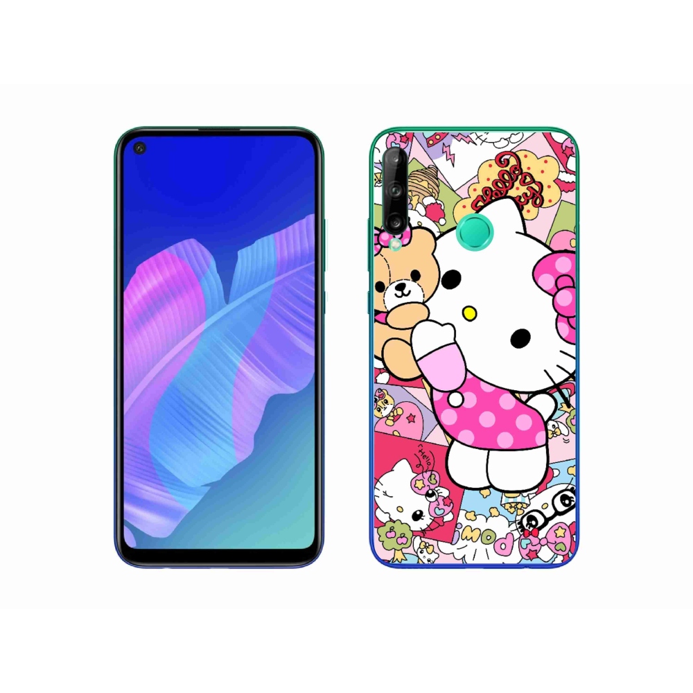 mmCase gél tok a Huawei P40 Lite E-hez – aranyos cica