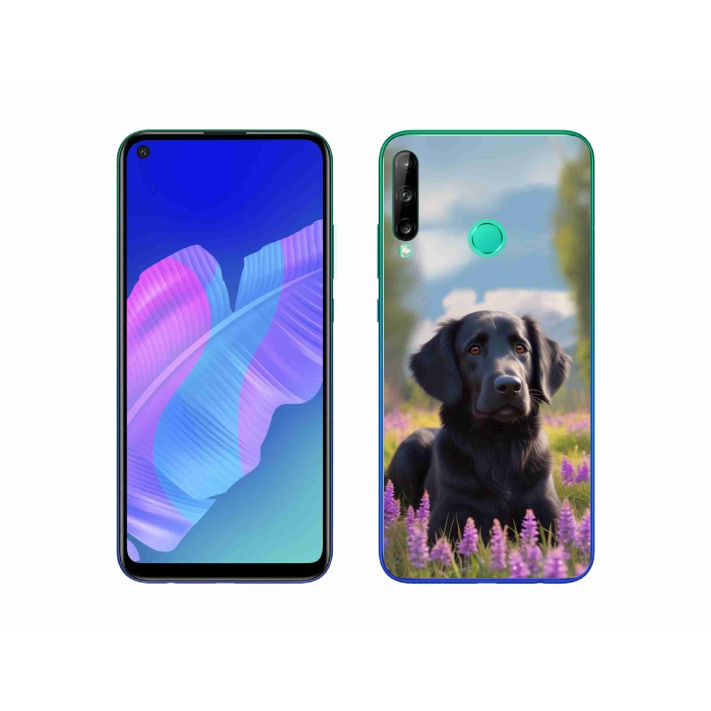 mmCase gélhuzat a Huawei P40 Lite E-hez – elegáns fekete retriever