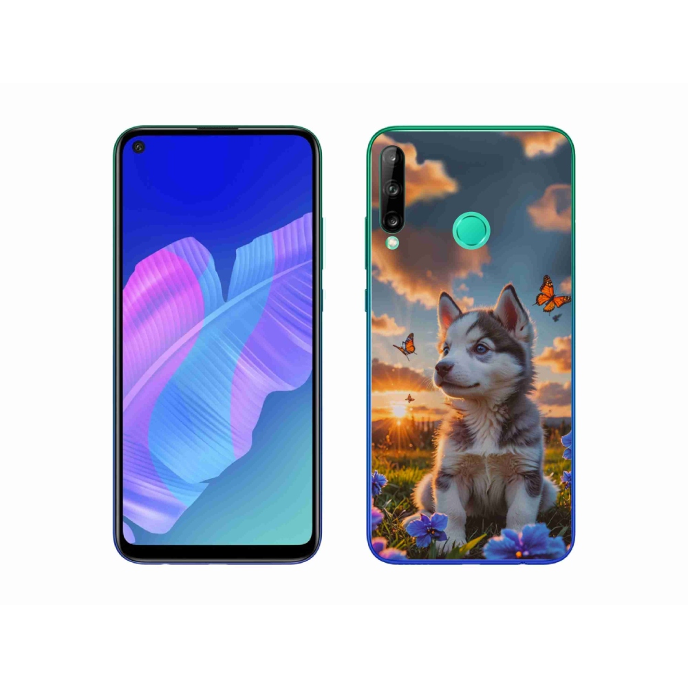 mmCase gél tok a Huawei P40 Lite E-hez – husky naplementekor