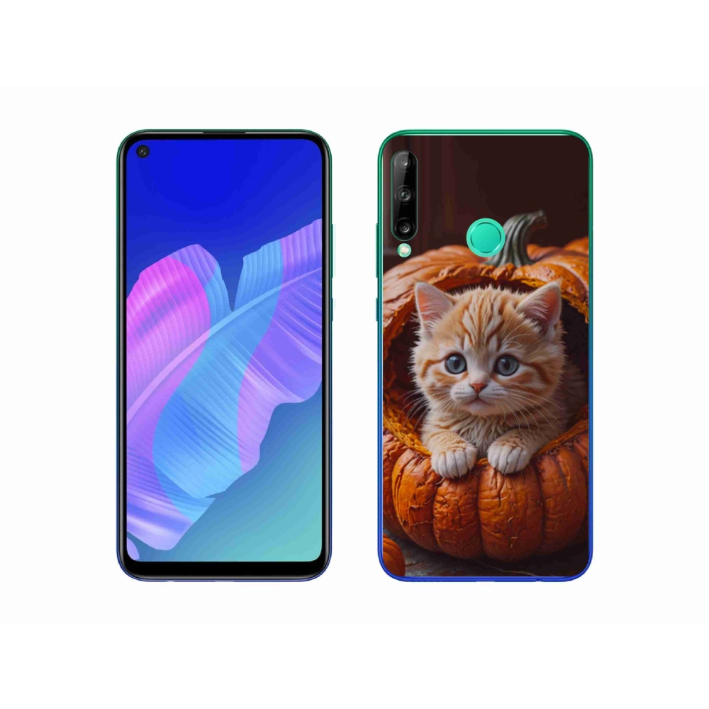 Gél borítás mmCase a Huawei P40 Lite E - cica és tök 2