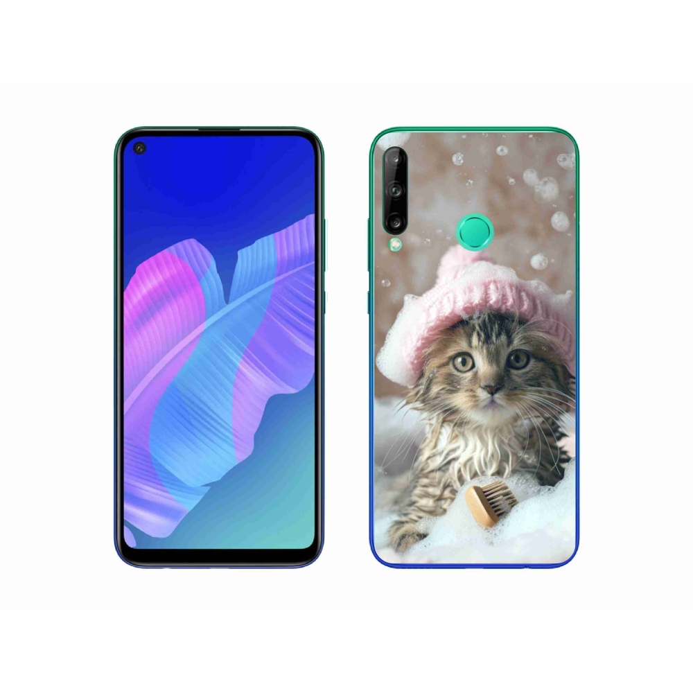 Gél borító mmCase a Huawei P40 Lite E - cica és fürdő számára