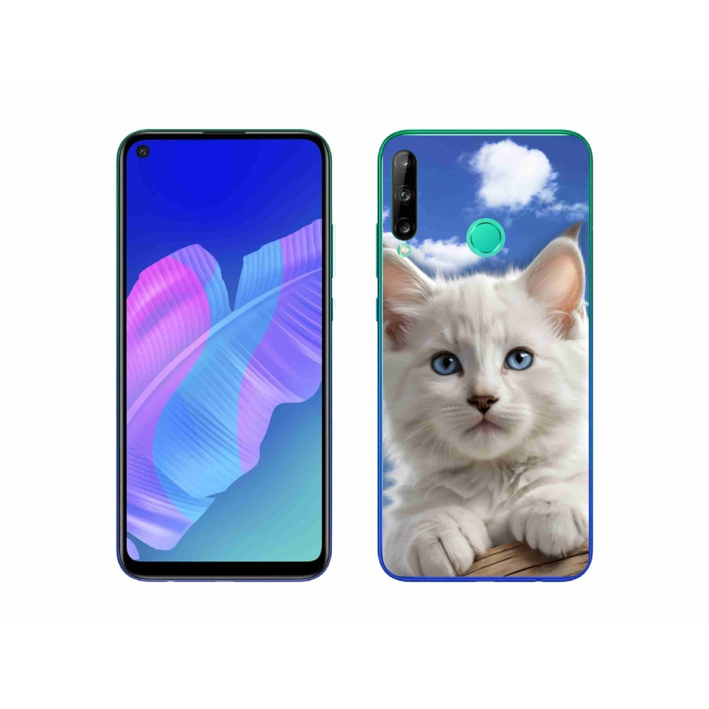 mmCase gél tok a Huawei P40 Lite E-hez – cica és felhők