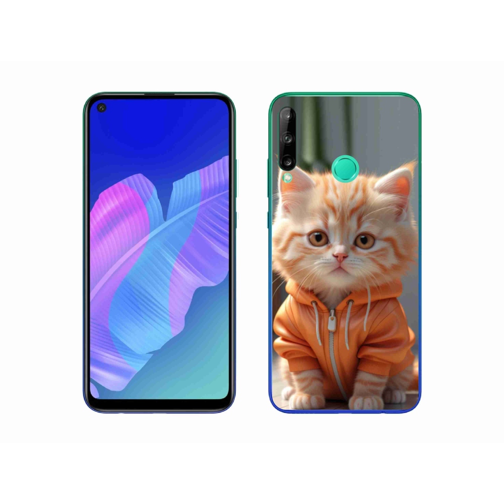 Gél borítás mmCase a Huawei P40 Lite E számára - cica melegítőben