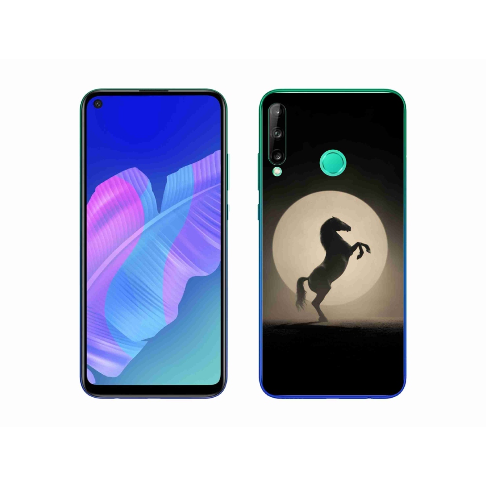 Gél borítás mmCase a Huawei P40 Lite E számára - ló sziluettben