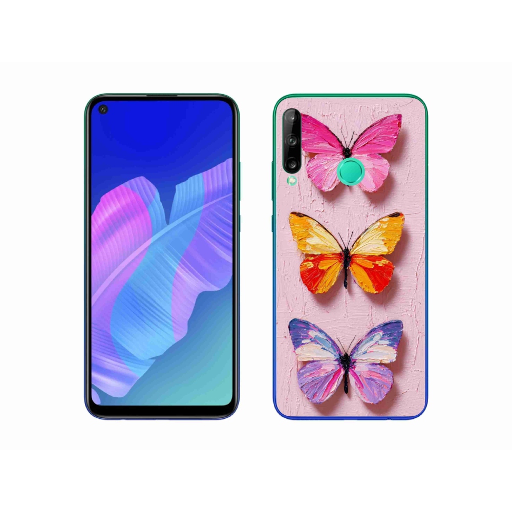 Gél borító mmCase a Huawei P40 Lite E - pillangó szentháromsághoz