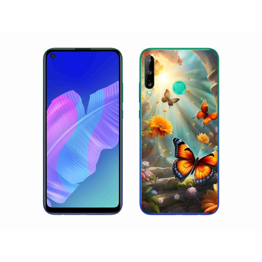 Gél borítás mmCase a Huawei P40 Lite E - pillangókert 2