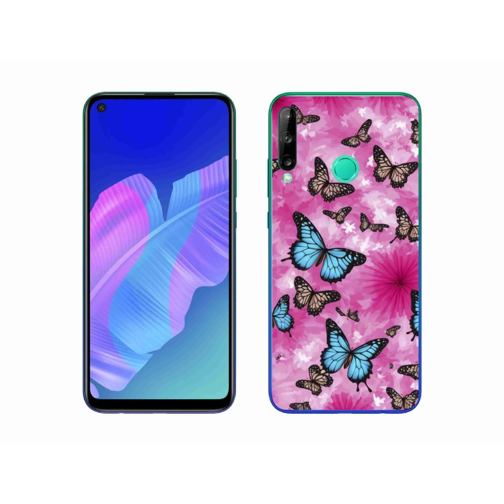 Gél borítás mmCase a Huawei P40 Lite E számára - pillangókert