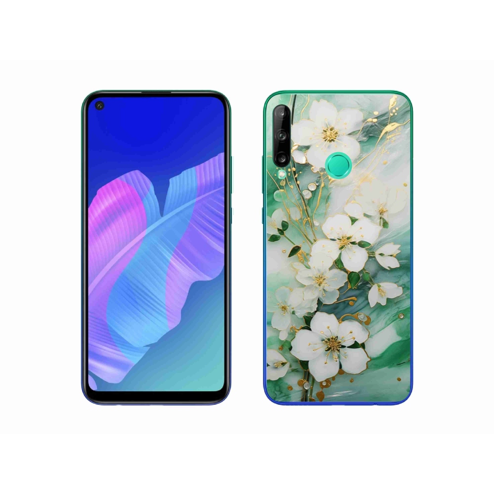 Gél borító mmCase a Huawei P40 Lite E számára - finom virágok