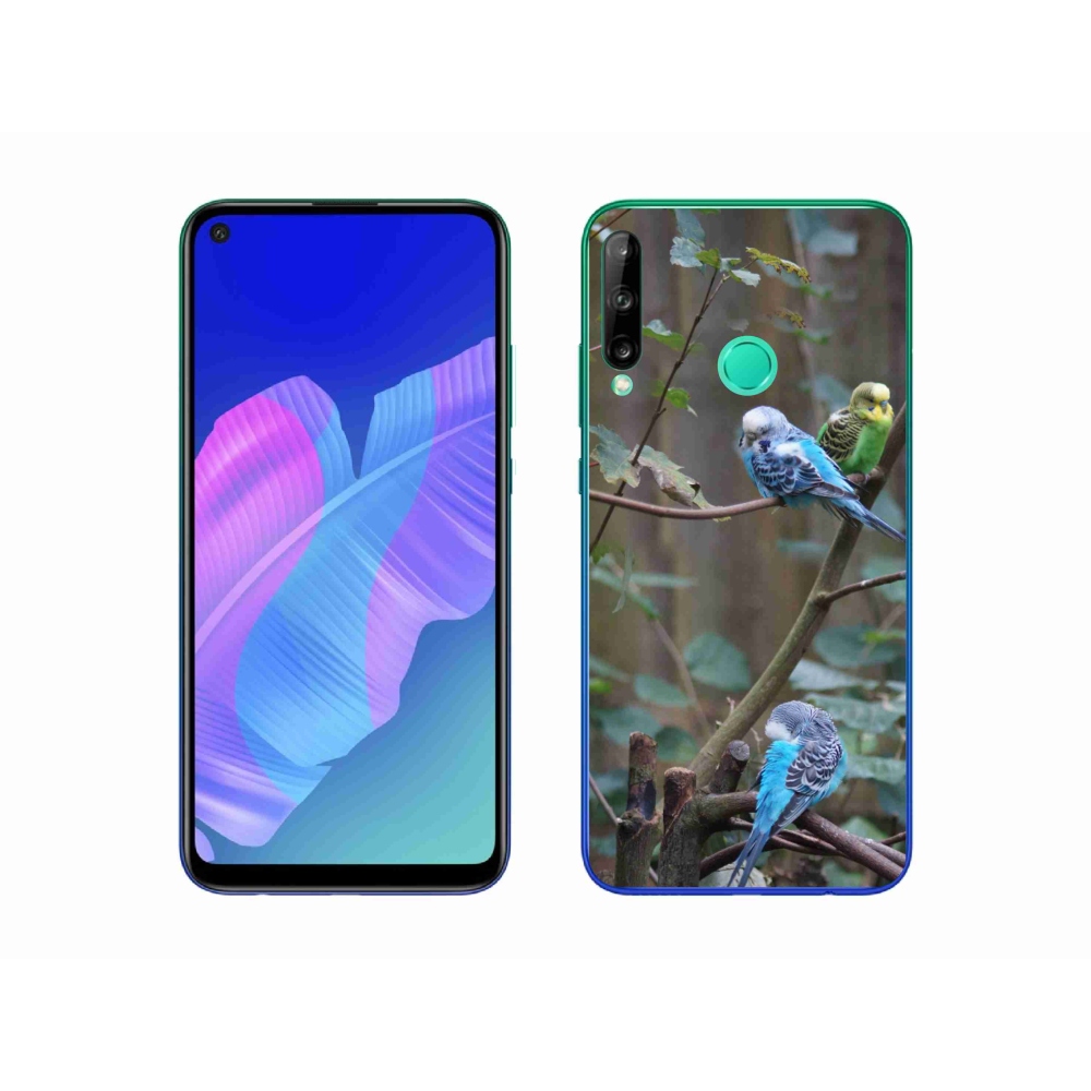 mmCase gél tok a Huawei P40 Lite E-hez – papagájok az ágon