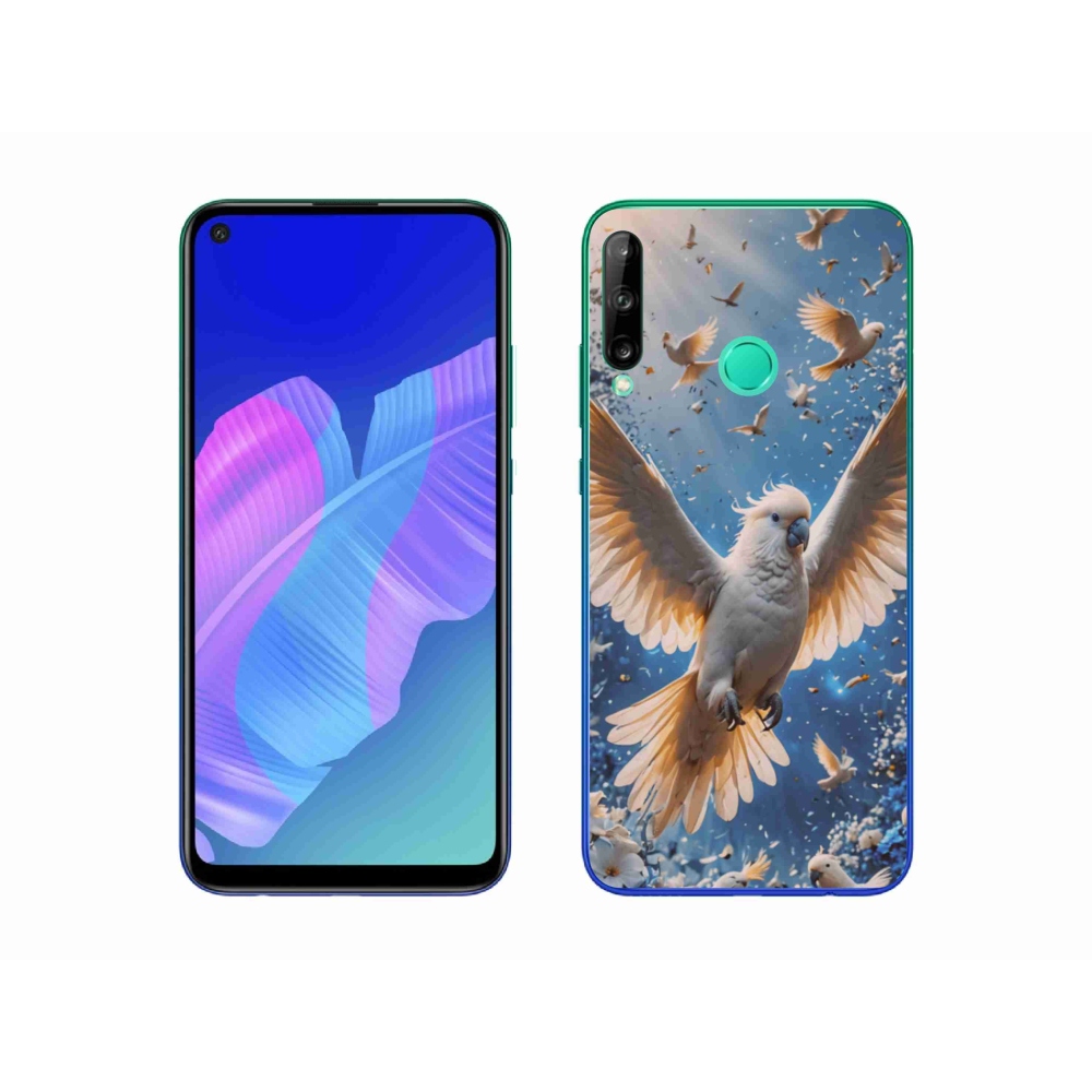 Gél borítás mmCase a Huawei P40 Lite E készülékhez - papagáj kakadu