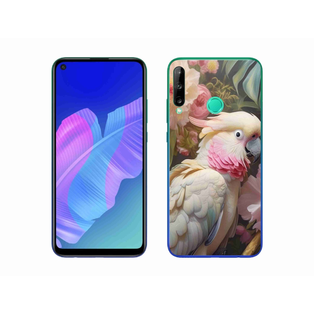 Gél borítás mmCase a Huawei P40 Lite E készülékhez - papagáj kakadu rózsaszín 2