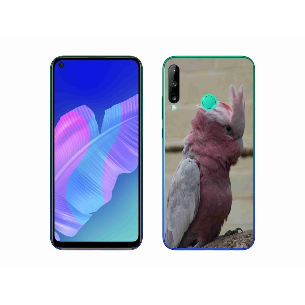 Gél borítás mmCase a Huawei P40 Lite E készülékhez - papagáj kakadu rózsaszínű