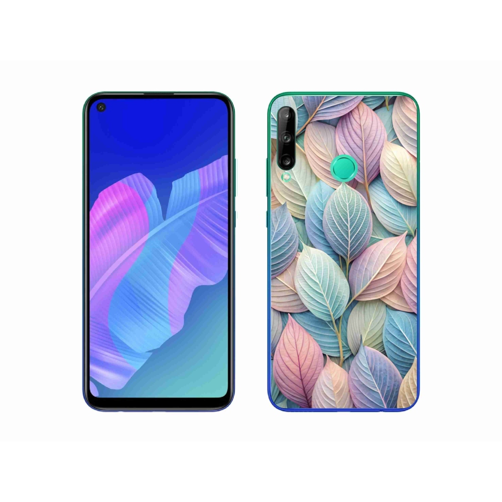 Gél borító mmCase a Huawei P40 Lite E készülékhez - pasztell levelek