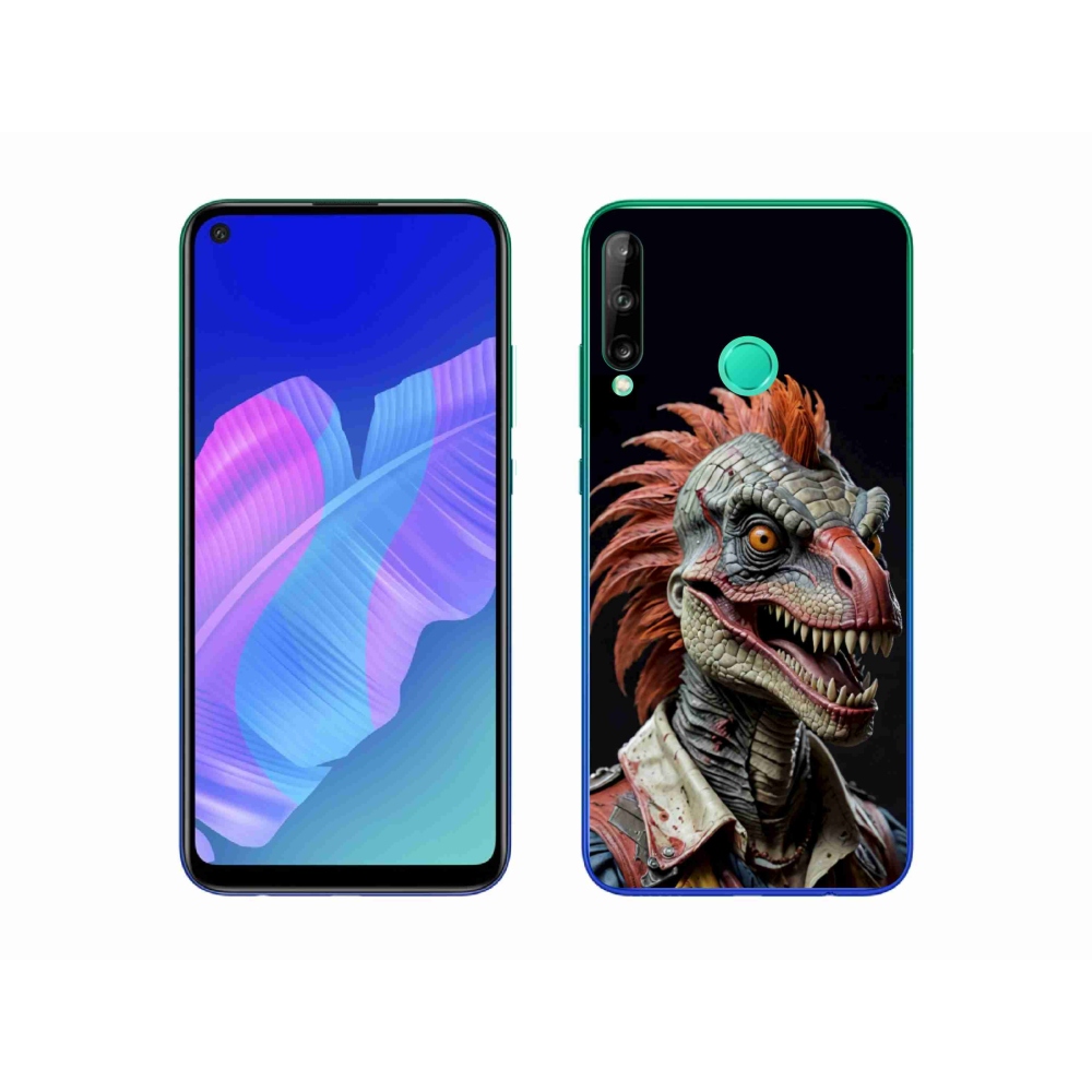 mmCase gél tok a Huawei P40 Lite E-hez – punk dinoszaurusz