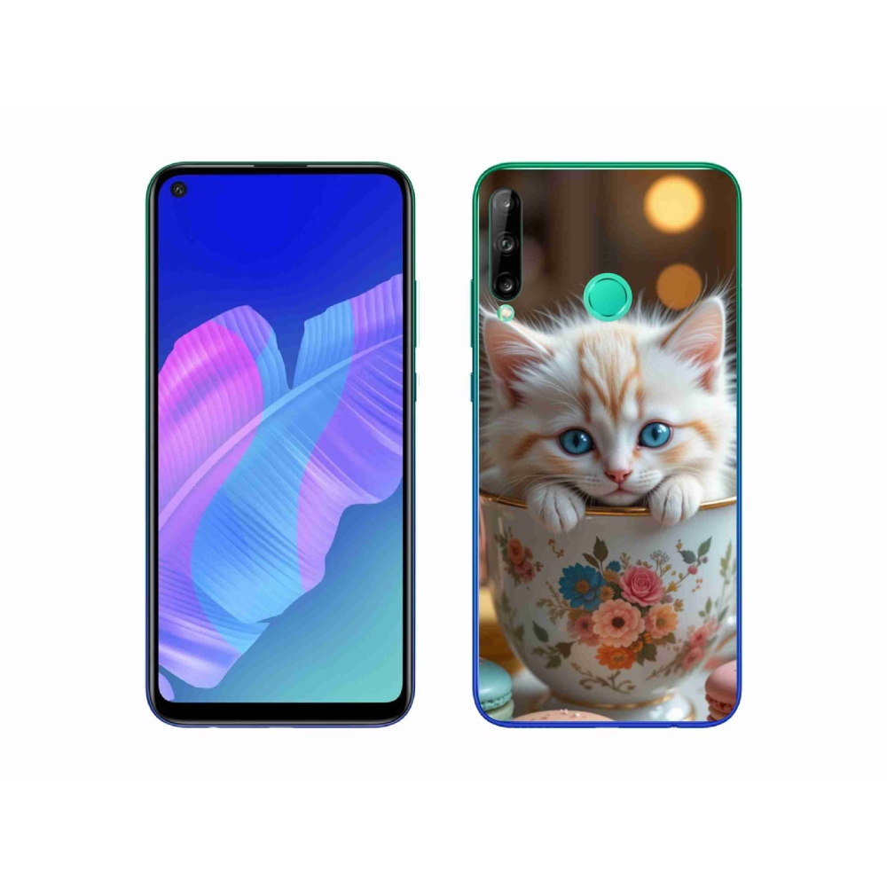 Gél borító mmCase a Huawei P40 Lite E számára - aranyos cica 6