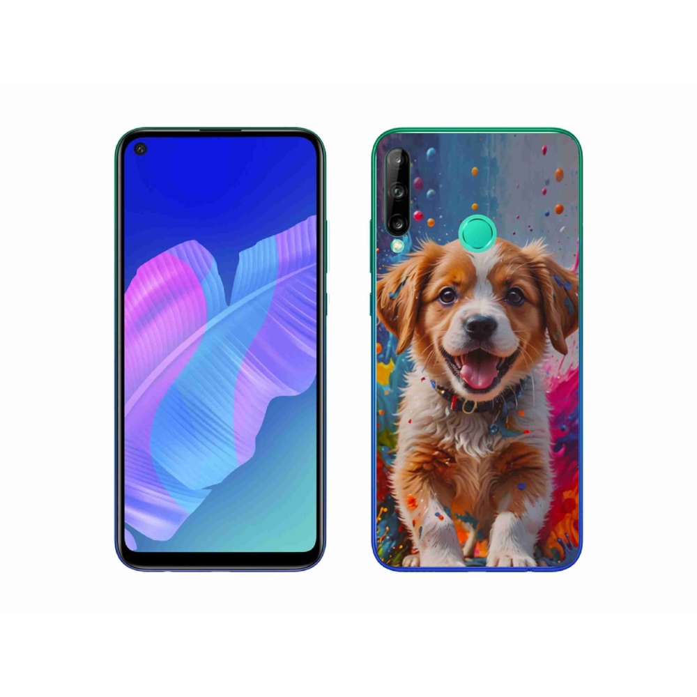Gél borítás mmCase a Huawei P40 Lite E számára - aranyos kiskutya 3