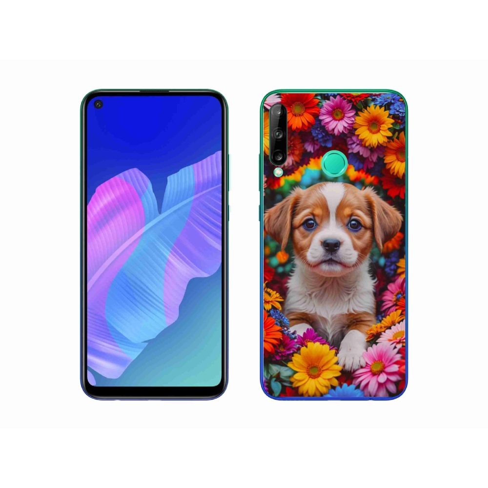 Gél borítás mmCase a Huawei P40 Lite E számára - aranyos kiskutya