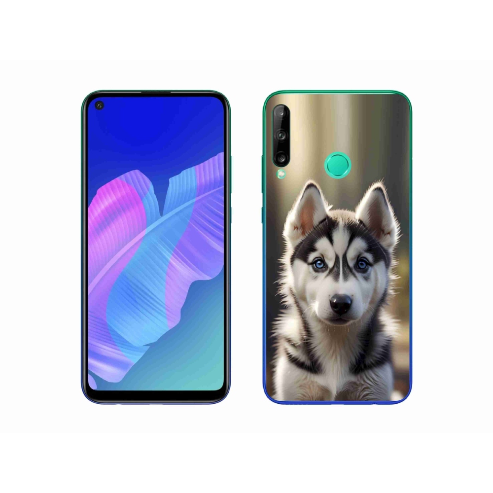 mmCase gél tok a Huawei P40 Lite E-hez – aranyos szibériai husky