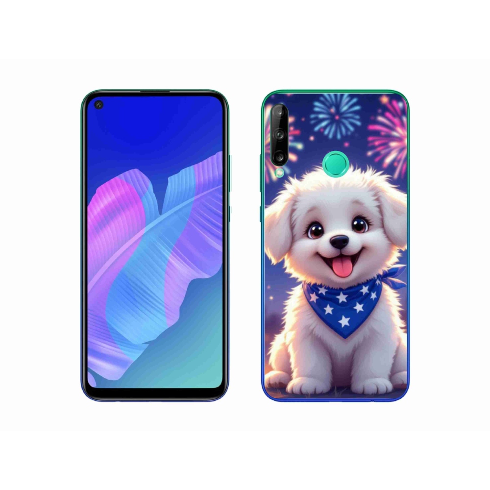 Gél borítás mmCase a Huawei P40 Lite E - ünnepi kölyökkutyakölyökhöz