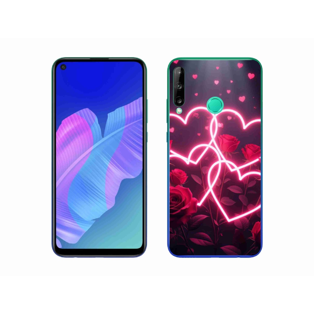 Gél borító mmCase a Huawei P40 Lite E - a szerelem szíve számára