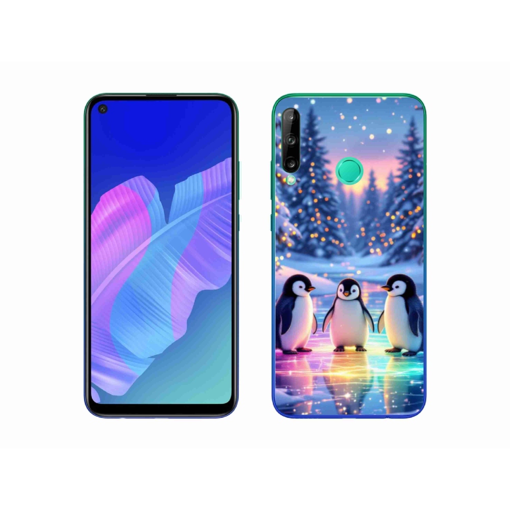 Gél borító mmCase a Huawei P40 Lite E - pingvinekhez