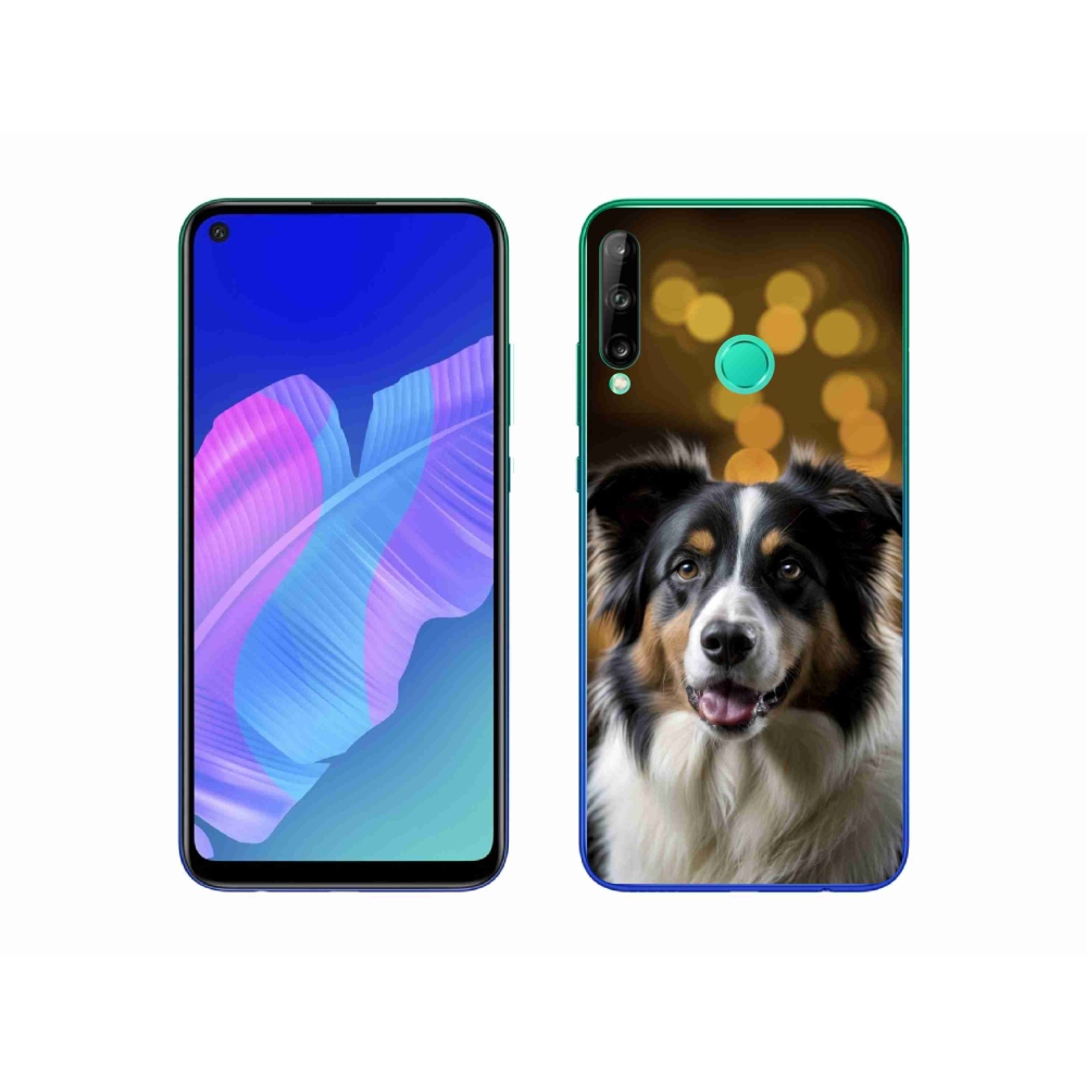 mmCase gél tok a Huawei P40 Lite E-hez – mosolygós ausztrál juhászkutya