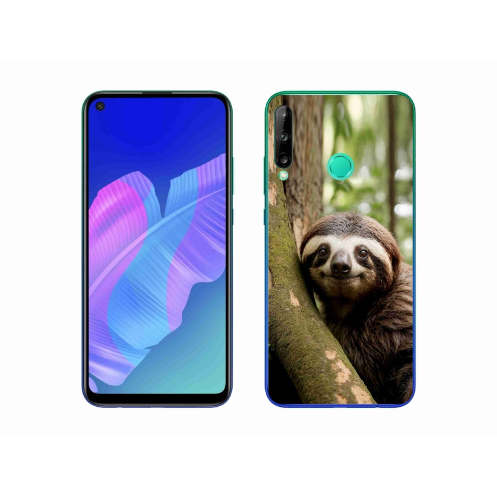mmCase gél tok a Huawei P40 Lite E-hez – mosolygós lajhár