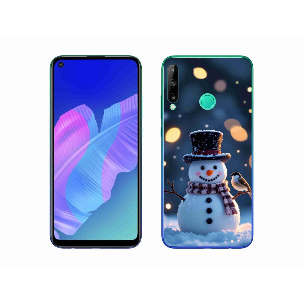 mmCase gél tok a Huawei P40 Lite E-hez – karácsonyi hóember