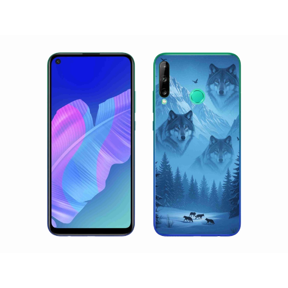 Gél borítás mmCase a Huawei P40 Lite E számára - farkas csomag