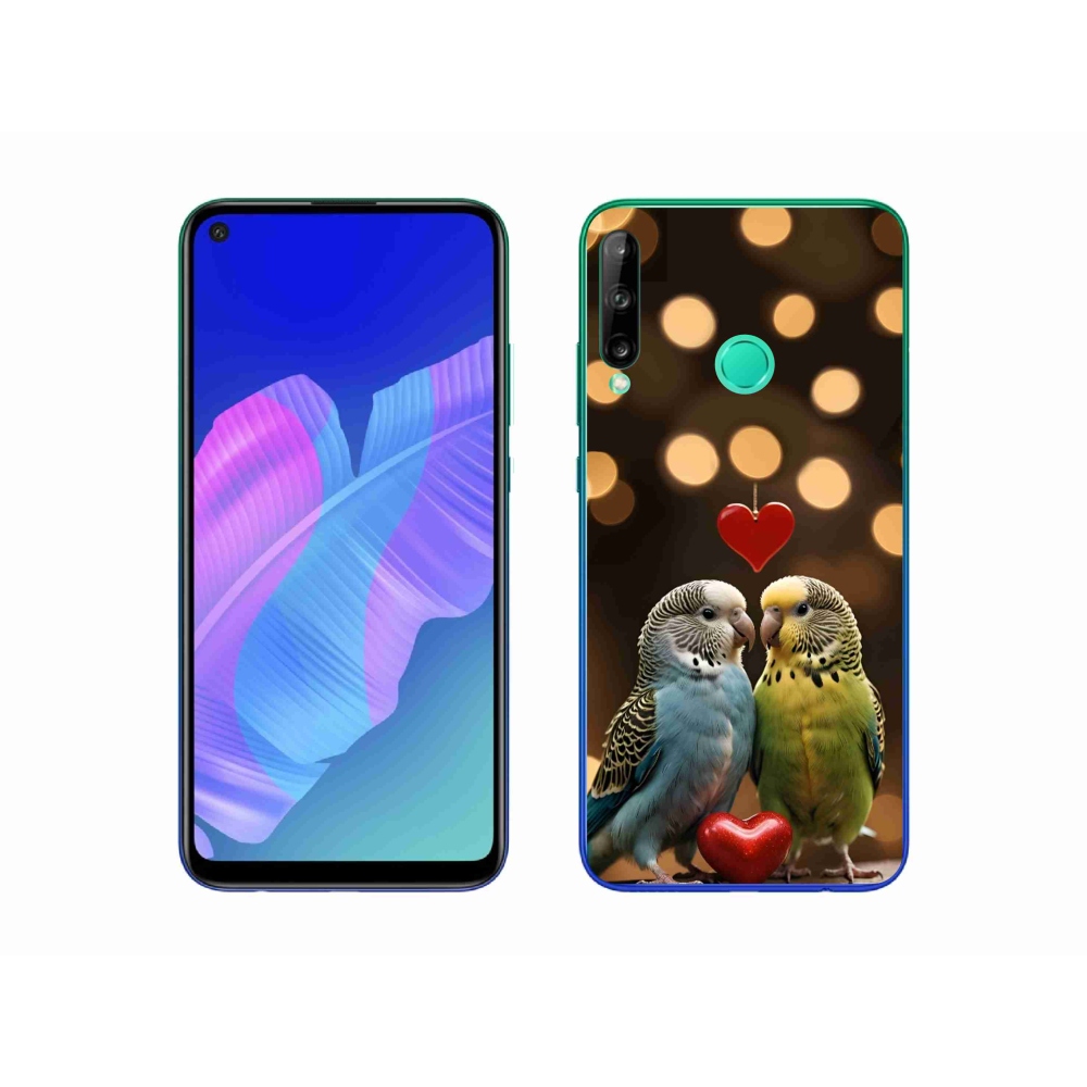 mmCase gél tok a Huawei P40 Lite E-hez – szerelmes papagájok