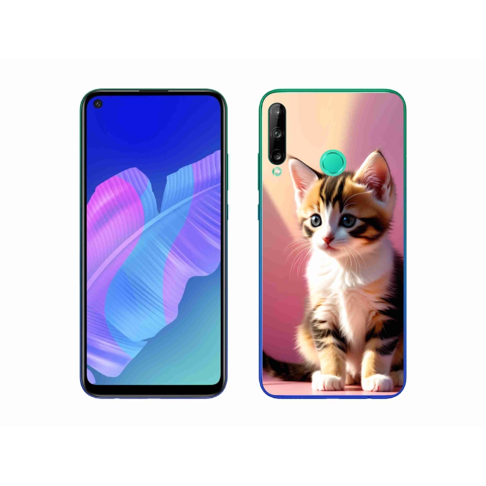 Gél borító mmCase a Huawei P40 Lite E - kíváncsi cica 2 számára