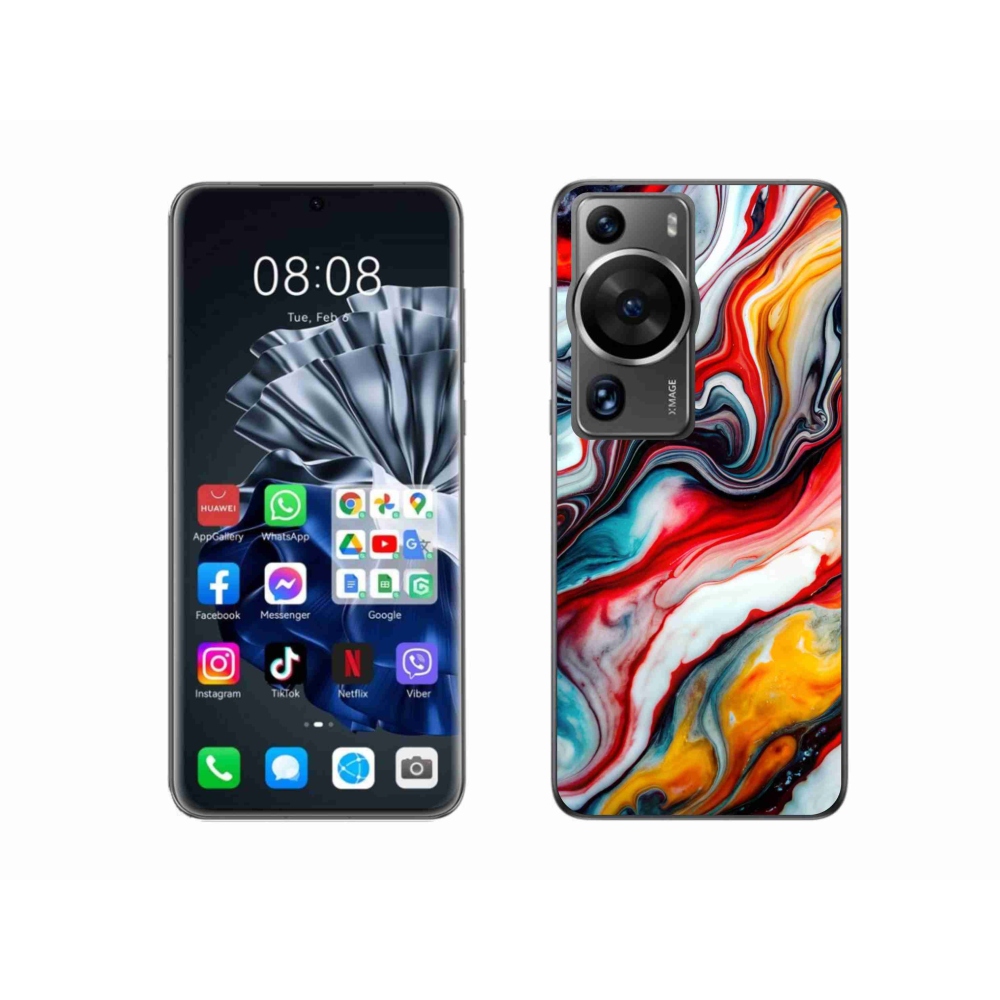 Gél borítás mmCase a Huawei P60 Pro készülékhez - absztrakt motívum 35